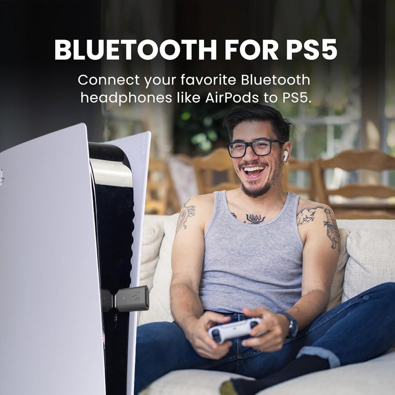 Avantree C81-Gaming - USB-C Bluetooth 5.3 Audio Adapter for PS5, Qualcomm Chip, aptX Adaptive & HD, Premium Sound, Works with AirPods, Bose Headphones & More - Image 2